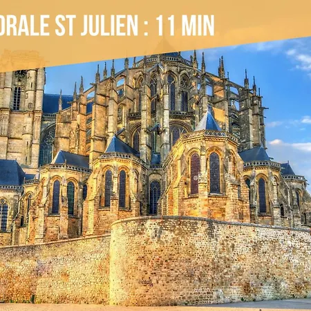 Apartamento Le Georges Durand - Parking - 5 Min Du Circuit 24h - Wifi - 2